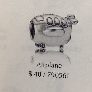 Pandora Airplane charm
